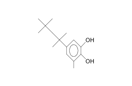 3-methyl-5-(1,1,3,3-tetramethylbutyl)pyrocatechol