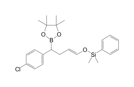 (E)-(4-(4-Chlorophenyl)-4-(4,4,5,5-tetramethyl-1,3,2-dioxaborolan-2-yl)but-1-enyloxy)dimethyl(phenyl)silane