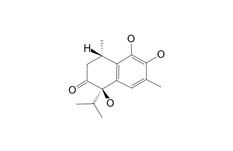 MANSONONE-Q;1,5,6-TRIHYDROXY-1-ISOPROPYL-4,7-DIMETHYL-3,4-DIHYDRONAPHTHALEN-2(1H)-ONE