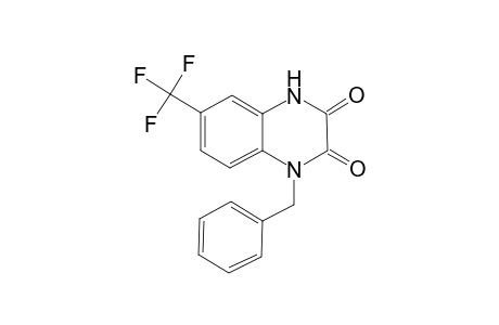 4-(Phenylmethyl)-7-(trifluoromethyl)-1H-quinoxaline-2,3-dione