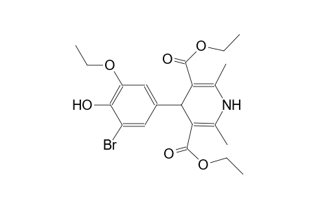 diethyl 4-(3-bromo-5-ethoxy-4-hydroxyphenyl)-2,6-dimethyl-1,4-dihydro-3,5-pyridinedicarboxylate