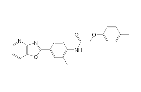 N-(2-methyl-4-[1,3]oxazolo[4,5-b]pyridin-2-ylphenyl)-2-(4-methylphenoxy)acetamide