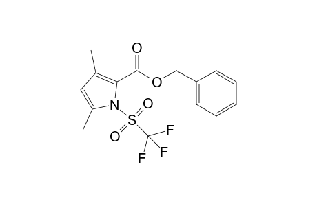 3,5-DIMETHYL-1-TRIFLUOROMETHANESULFONYL-PYRROLE-2-CARBOXYLATE