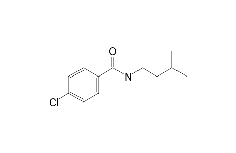 4-Chlorobenzamide, N-(3-methylbutyl)-