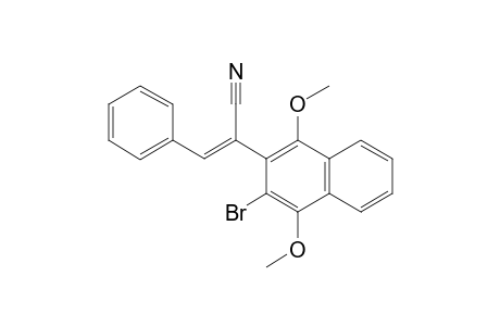 (E,Z)-3-Bromo-1,4-dimethoxy.alpha.-(phenylmethylene)-2-naphthalene-acetonitrile