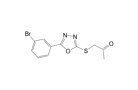 1-([5-(3-Bromophenyl)-1,3,4-oxadiazol-2-yl]sulfanyl)acetone