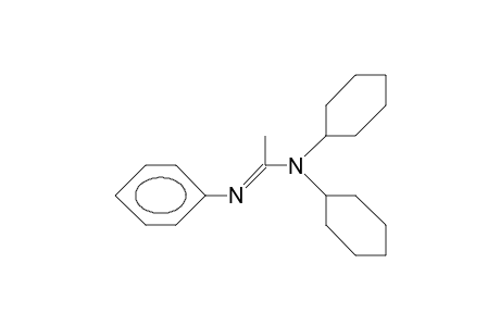 N1,N1-Dicyclohexyl-N2-phenyl-acetamidine