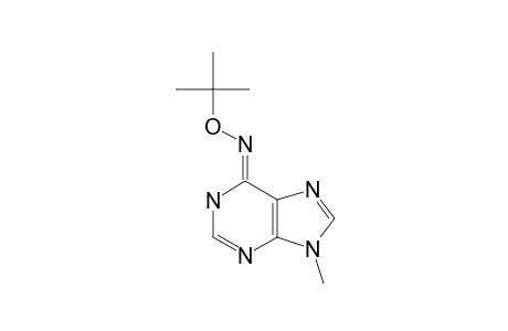 N-(6)-TERT.-BUTOXY-9-METHYL-9-H-PURIN-6-AMINE;MAJOR_TAUTOMER