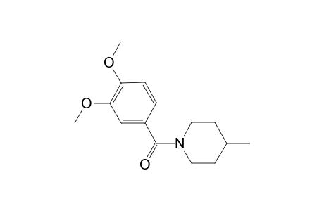 1-(3,4-Dimethoxybenzoyl)-4-methylpiperidine