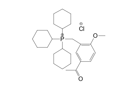 (5-acetyl-2-methoxybenzyl)tricyclohexylphosphonium chloride