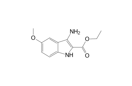 1H-indole-2-carboxylic acid, 3-amino-5-methoxy-, ethyl ester