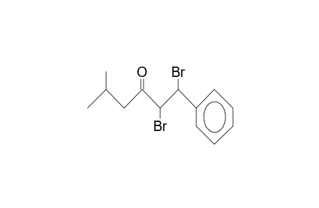 1,2-Dibromo-5-methyl-1-phenyl-3-hexanone