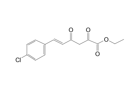 5-Hexenoic acid, 6-[p-chlorophenyl]-2,4-dioxo-, ethyl ester