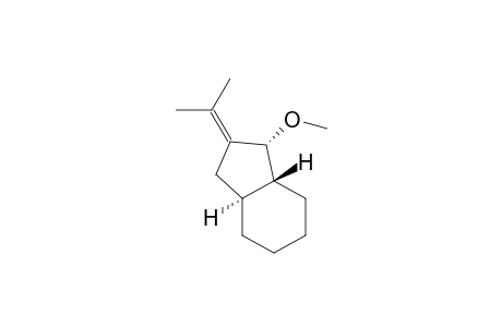 (1R*,3aS*,7aR*)-1-Methoxy-2-(propan-2-ylidene)octahydro-1H-indene