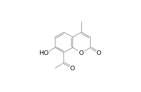 8-acetyl-7-hydroxy-4-methylcoumarin