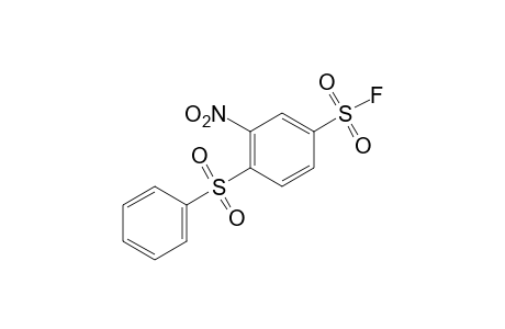 3-nitro-4-(phenylsulfonyl)benzenesulfonyl fluoride