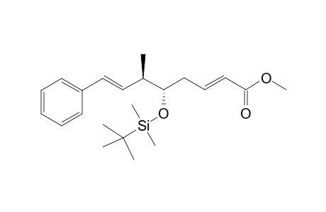 Methyl (5S,6R)-5-[(tert-Butyldimethylsilyl)oxy]-6-methyl-8-phenylocta-2(E),5(E)-dienoate-