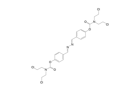bis(2-choroethyl)carbamic acid, diester with p-hydroxybenzaldehyde azine