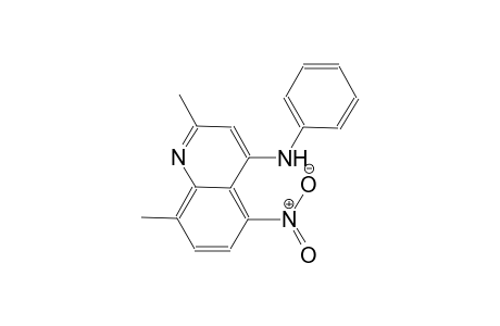 4-quinolinamine, 2,8-dimethyl-5-nitro-N-phenyl-