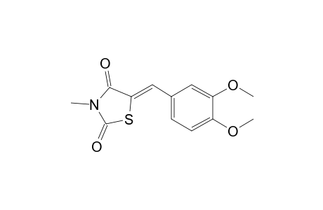 (5Z)-5-(4-Hydroxy-3-methoxybenzylidene)-1,3-thiazolidine-2,4-dione, N,o-bis-methyl