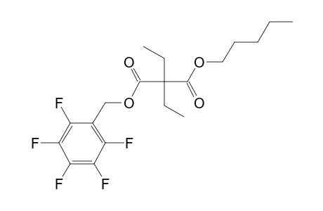 Diethylmalonic acid, pentafluorobenzyl pentyl ester