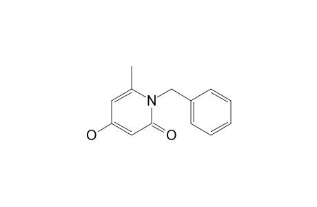 2(1H)-Pyridinone, 4-hydroxy-6-methyl-1-(phenylmethyl)-