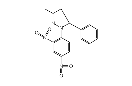 1-(2,4-dinitrophenyl)-3-methyl-5-phenyl-2-pyrazoline