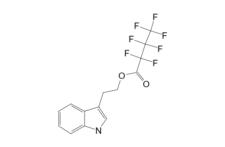 3-(2-Hydroxyethyl)indole, o-heptafluorobutyryl-