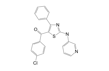 (4-Chlorophenyl)(4-phenyl-2-(pyridin-3-ylamino) thiazol-5-yl)methanone