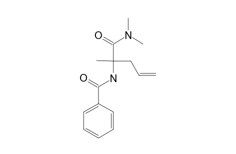 N-[1-(N,N-Dimethylcarbamoyl)-1-methylbut-3-enyl]-benzamide