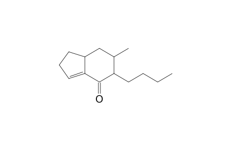 5-Butyl-6-methyl-1,2,5,6,7,7a-hexahydroinden-4-one isomer