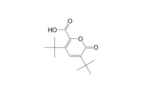 2H-Pyran-6-carboxylic acid, 3,5-bis(1,1-dimethylethyl)-2-oxo-