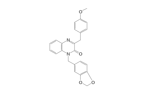 3-(p-methoxybenzyl)-1-piperonyl-2(1H)-quinoxalinone