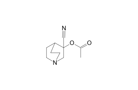 3-Cyano-1-azabicyclo[2.2.2]oct-3-yl acetate