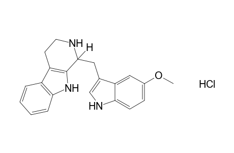 1-[(5-methoxyindol-3-yl)methyl]-1,3,4,9-tetrahydro-2H-pyrido[3,4-b]indole, monohydrochloride