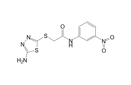 2-(5-Amino-[1,3,4]thiadiazol-2-ylsulfanyl)-N-(3-nitro-phenyl)-acetamide