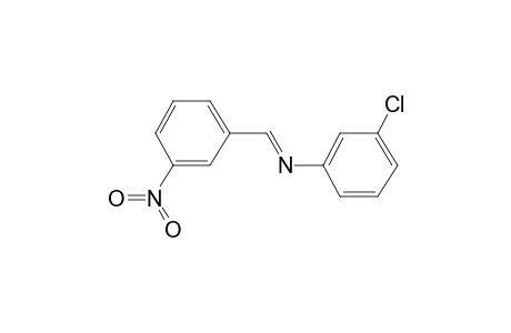 m-chloro-N-(m-nitrobenzylidene)aniline