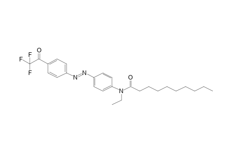 Decanamide, N-ethyl-N-[4-(4-trifluoroacetylphenylazo)phenyl]-