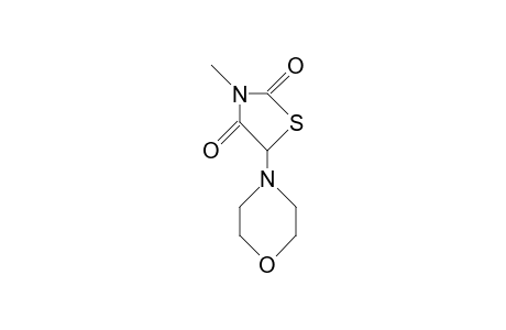 N-Methyl-5-(1-morpholinyl)-thiazolidine-2,4-dione