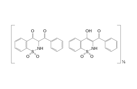 3-benzoyl-2,3-dihydro-4H-1,2-benzothiazin-4-one, 1,1-dioxide