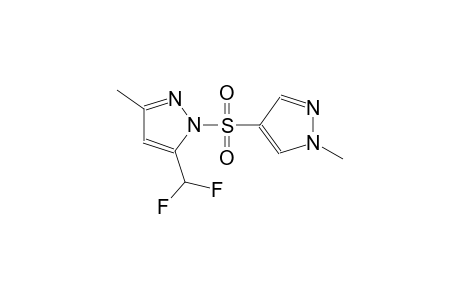 5-(difluoromethyl)-3-methyl-1-[(1-methyl-1H-pyrazol-4-yl)sulfonyl]-1H-pyrazole