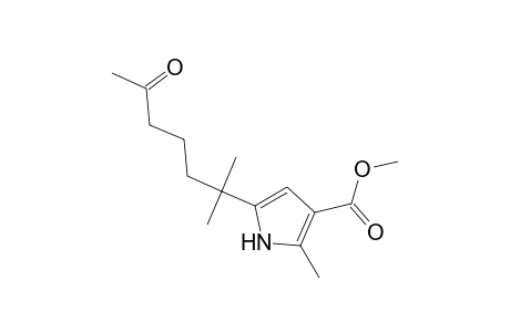 Methyl 5-(1,1-dimethyl-5-oxohexyl)-2-methyl-1H-pyrrole-3-carboxylate