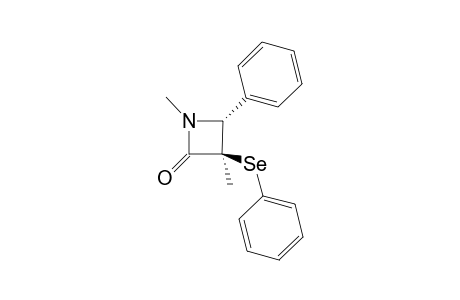 (2R,3R)-1,3-Dimethyl-2-phenyl-3-phenylselenoazetidin-4-one