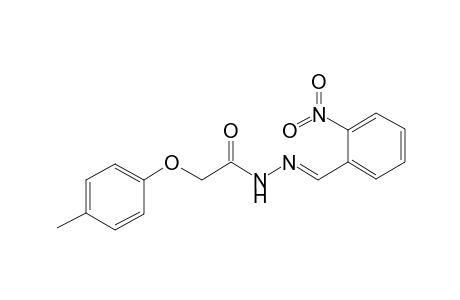 2-(4-methylphenoxy)-N'-[(E)-(2-nitrophenyl)methylidene]acetohydrazide