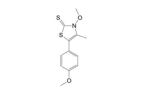 N-(METHOXY)-5-(PARA-METHOXYPHENY)-4-METHYLTHIAZOLE-2(3H)-THIONE