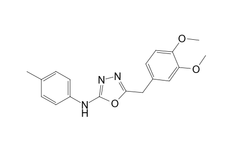 2-(p-toluidino)-5-veratryl-1,3,4-oxadiazole