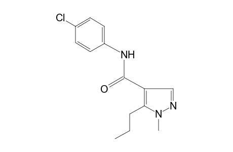 4'-chloro-1-methyl-5-propylpyrazole-4-carboxanilide