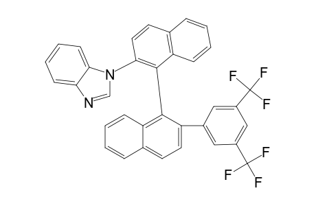 (S)-1-[2'-[3,5-bis-(Trifluoromethyl)-phenyl]-(1,1'-binaphthalen)-2-yl]-1H-benzo-[D]-imidazole