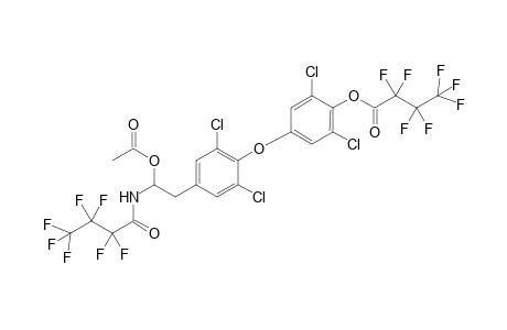 L-Tyrosine, 3,5-dichloro-O-[3,5-dichloro-4-(2,2,3,3,4,4,4-heptafluoro-1-oxobutoxy)phenyl]-N-(2,2,3,3,4,4,4-heptafluoro-1-oxobutyl)-, methyl ester