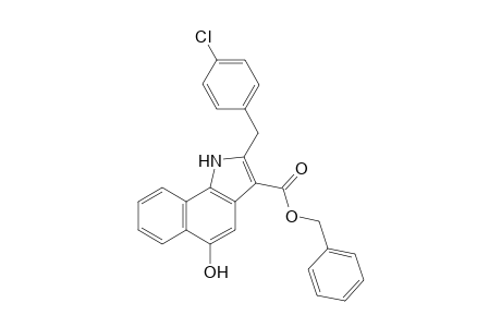 Benzyl 2-(4-Chlorobenzyl)-5-hydroxy-1H-benzo[g]indole-3-carboxylate